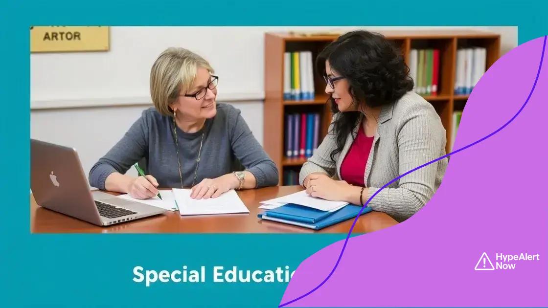 How to apply for special education funding