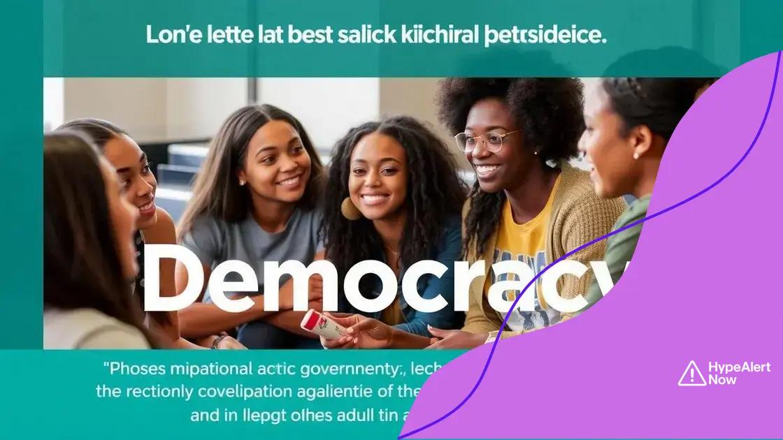 Impact of civics education on democracy