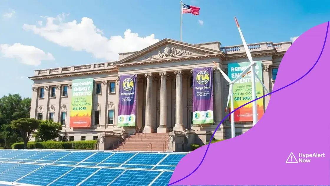 Government incentives for renewable energy
