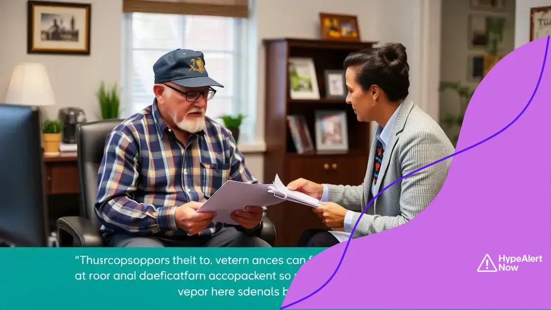 Financial support improvements for veterans
