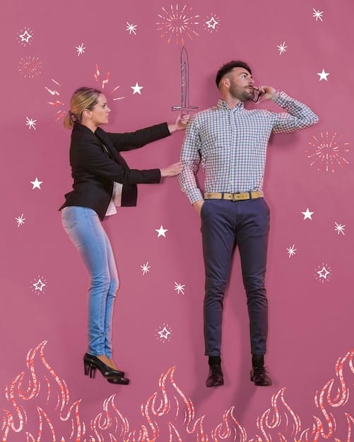 A split image contrasting a person being applauded at an event with one side showing them being digitally 