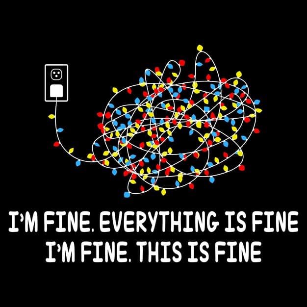 A digital illustration of a brain being pulled apart by strings connected to various social media icons, symbolizing the mental strain caused by online drama.