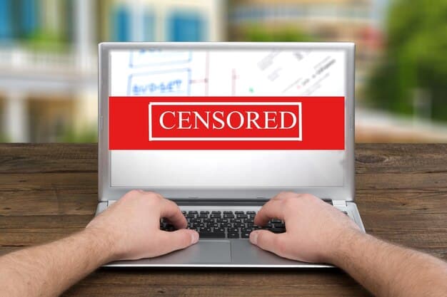 A collage showing various instances of online abuse: cyberbullying on social media, misinformation screenshots, and hate speech comments. The images are overlaid with a red 
