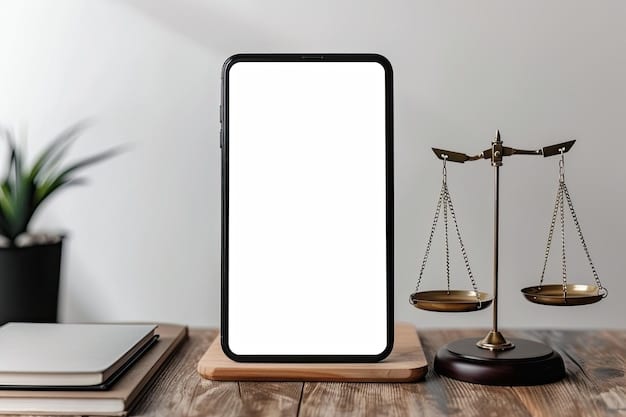 A split image showing the scales of justice on one side and a smartphone displaying a social media feed on the other, representing the balance between legal accountability and freedom of expression in the digital age.