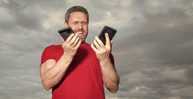 A person looking at their phone with a worried expression, surrounded by a barrage of notifications. The background is blurred, representing the overwhelming and chaotic nature of sudden internet fame.