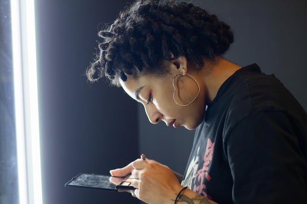 A person using a phone and selecting a song from the TikTok library, highlighting the availability of pre-licensed music.