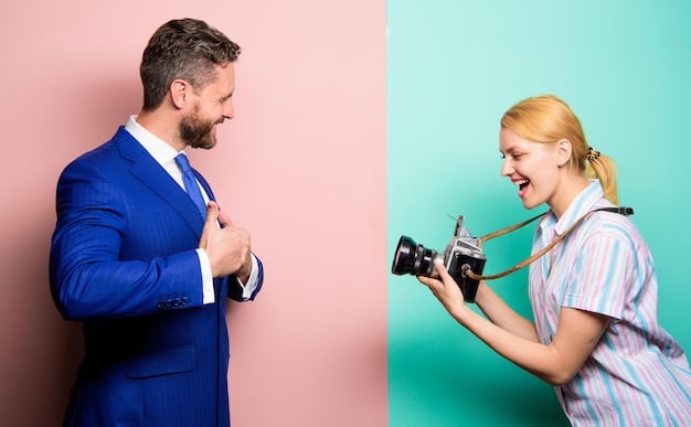 A split image showing a micro-influencer with a small but engaged following on one side, and a celebrity influencer with millions of followers on the other side. Each side should feature them promoting a different, but related, product and engaging with their audience. This will highlight the differences and benefits of each approach.