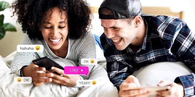 A smartphone displaying a brand's social media page with a trending challenge. Users are shown participating, and the brand is actively engaging with comments and shares in real-time.