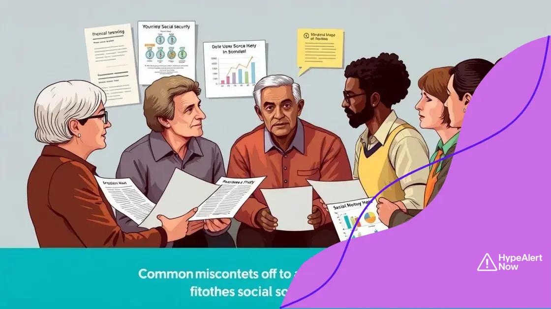 Common misconceptions about social security