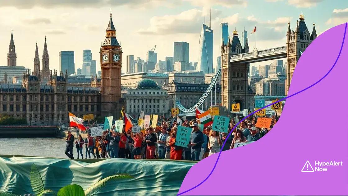Historical context of climate activism in London