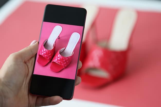 A close-up of a mobile phone displaying a fashion brand's push notification for an upcoming product drop. The notification includes a countdown timer and an enticing image of the product.