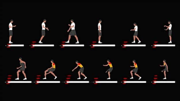 Several animated GIFs showcasing the individual moves within the 'Retro Rewind Shuffle': the basic shuffle step, a simplified moonwalk, and a running man variation.