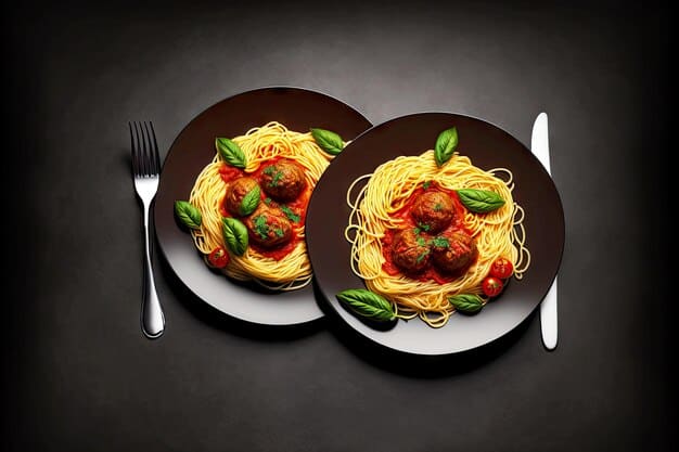 A side-by-side comparison of two plates of pasta: one covered in a vibrant, rich, homemade sauce with visible herbs and texture, and the other with a thin, less visually appealing sauce, highlighting the difference in quality and taste expectation.