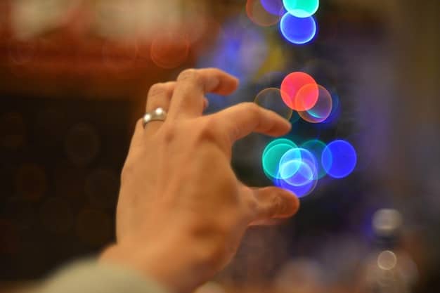 A close-up shot of fingers scrolling through TikTok, with a blurred background showing various trending challenges, some appearing potentially hazardous. The focus on the scrolling motion implies the constant exposure to these challenges.