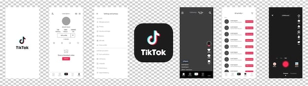 A close-up shot of the TikTok 